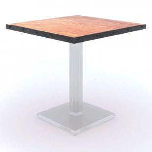 Loft tabletop Strip-Rivet 800x800