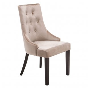Chair Elegance beige, walnut
