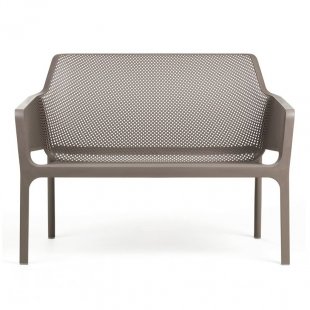 Sofa plastic Net Bench Tortora