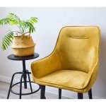 Chair Mars, microfiber color mustard Chair Mars, microfiber color mustard