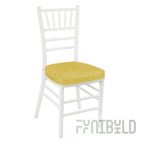 Cushion 01 for Chiavari chair, 5cm, yellow