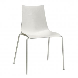 Plastic chair Bella Intrecciata, linen