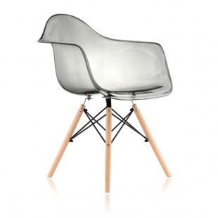 Eames DAW PC Chair Transparent Gray