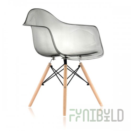 Eames DAW PC Chair Transparent Gray