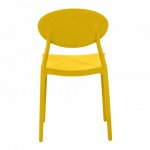 Plastic chair Toby yellow