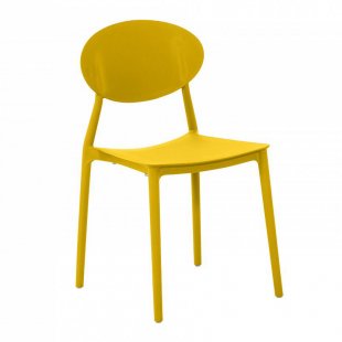 Plastic chair Toby yellow