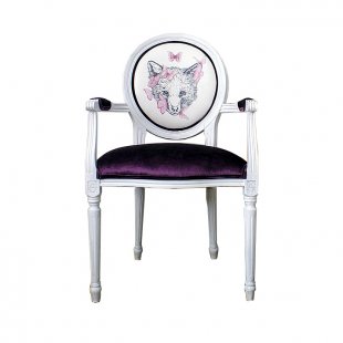 Chair with armrests Bianca, fox