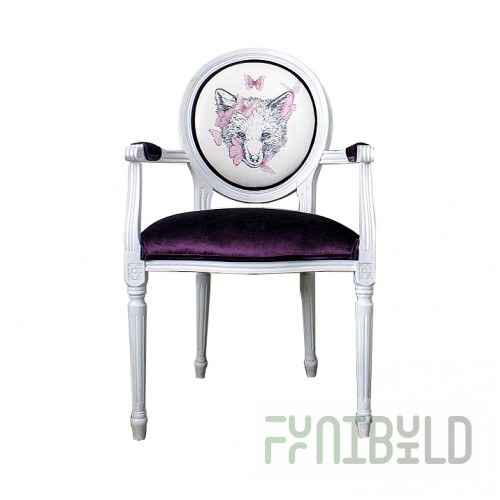 Chair with armrests Bianca, fox