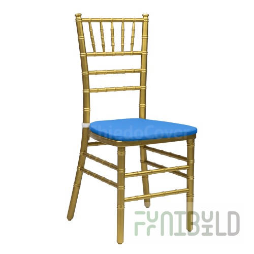 Cushion 01 for Chiavari chair, 2cm, blue