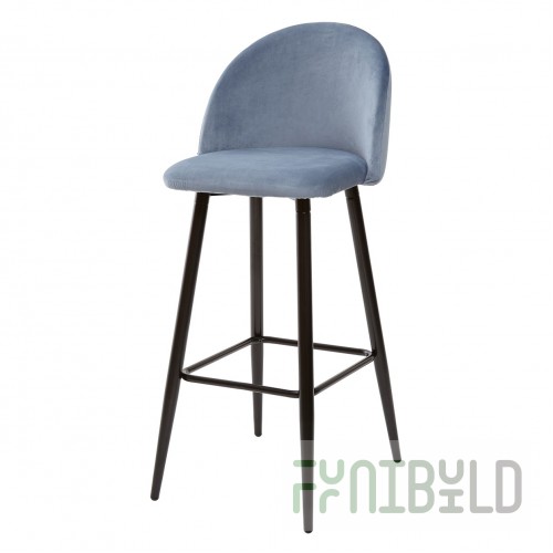 Bar stool MALIBU powder blue