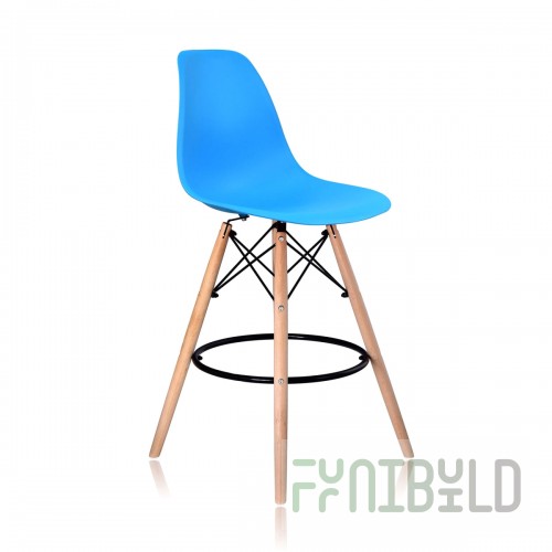 Eames Bar Stool DSW Bright Blue