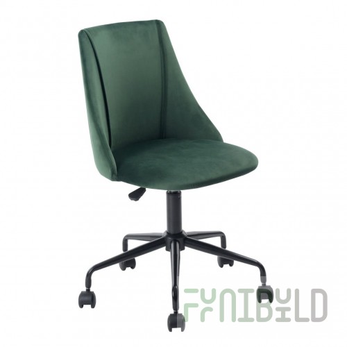 Office chair Siana velour green