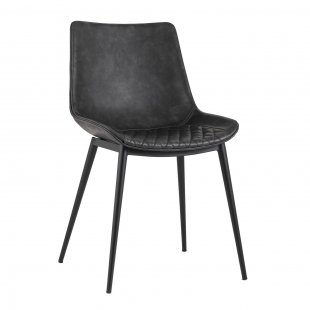 Chair Texas eco-leather, gray