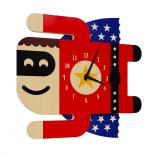Wall clock Super Hero