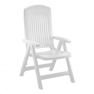 Plastic chair California Armchair, white