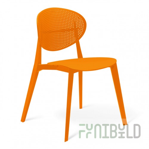 Kaizuka chair orange