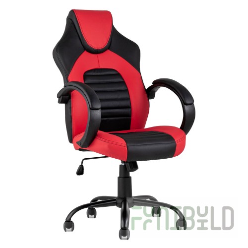 Gaming chair TopChairs Racer Midi black and red