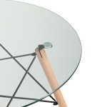 Round table EAMES DSW D80, glass