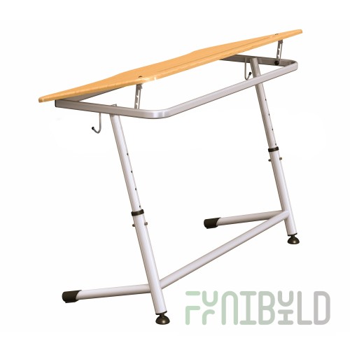 Desk with tilt angle of the tabletop K2