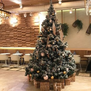 Designer Christmas tree decorated with Candy Sweet