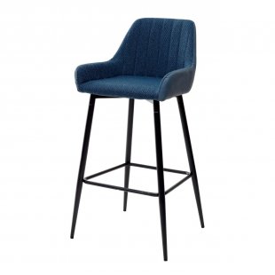 Bar stool PUNCH midnight blue