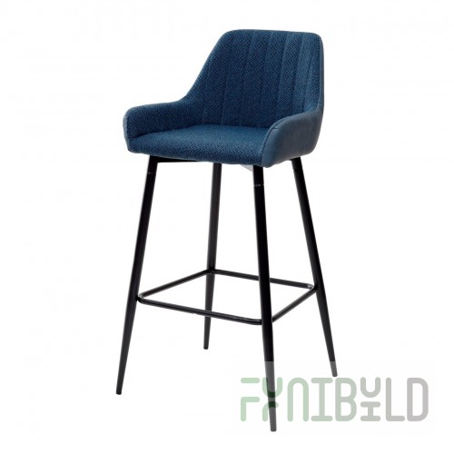 Bar stool PUNCH midnight blue