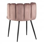 Carnival chair dusty pink/burgundy