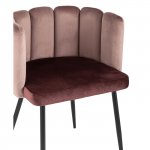Carnival chair dusty pink/burgundy
