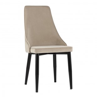 Chair Largo velour beige