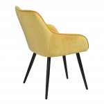 Chandler chair velour yellow