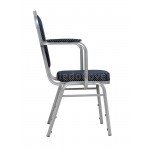 Chair Hit 25mm with armrests - aluminum frame