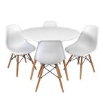 Table Eames DSW, round, D 100cm