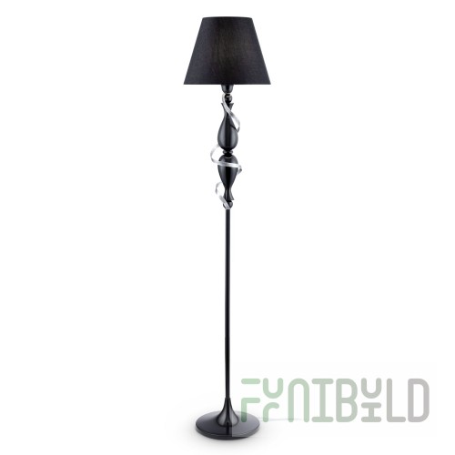 Floor lamp Intreccio black