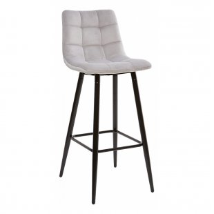 Lecco Bar Stool Light Gray