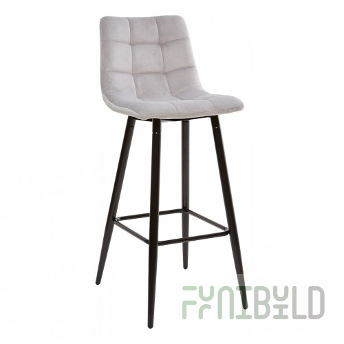 Lecco Bar Stool Light Gray