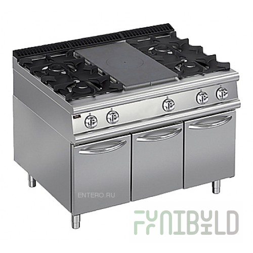 Gas stove Apach Chef Line LRSTG129R4CS