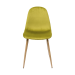 Valencia chair, velvet, lime green