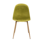Valencia chair, velvet, lime green