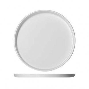 Round dish with a side Kunstwerk