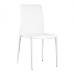 Chair ABNER eco-leather white