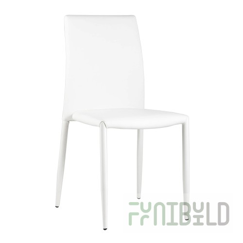 Chair ABNER eco-leather white