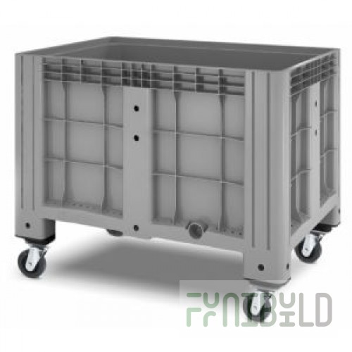 Container ibox solid cast on wheels