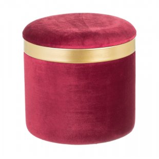 Pouf with lid Purple