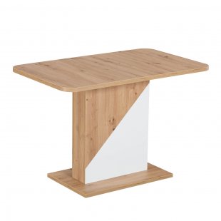 Accent table oak/white