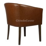 Texas semi-armchair eco-leather