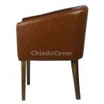 Texas semi-armchair eco-leather