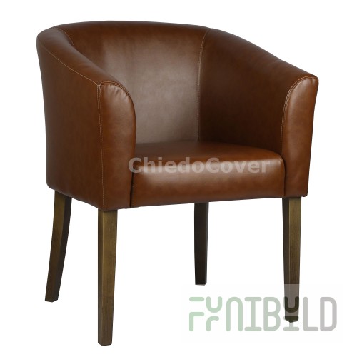 Texas semi-armchair eco-leather