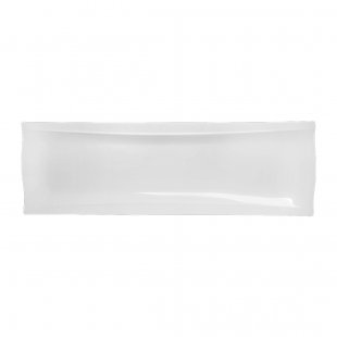 Narrow rectangular dish 390x130 in Royal White 3, 12