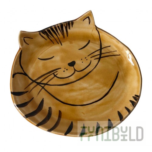 Children's plate Cat