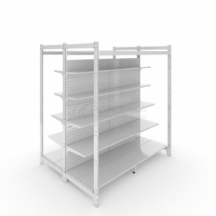 SMALL WAREHOUSE ISLAND RACK WITH INTEGRATION